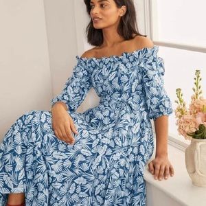 Boden Rosalind Tiered Midi Dress sz 10